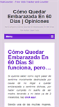 Mobile Screenshot of comoquedarembarazadaen60dias.org